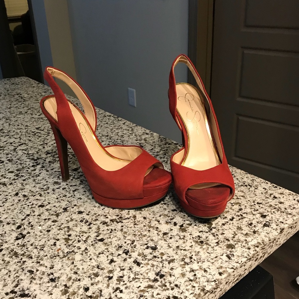 Jessica Simpson high heels